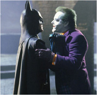 Michael Keaton & Jack Nicholson 1989 “Batman”
